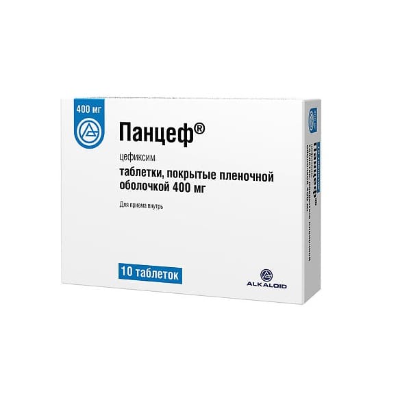 Panzef (cefixime) 400 mg 10 tablets